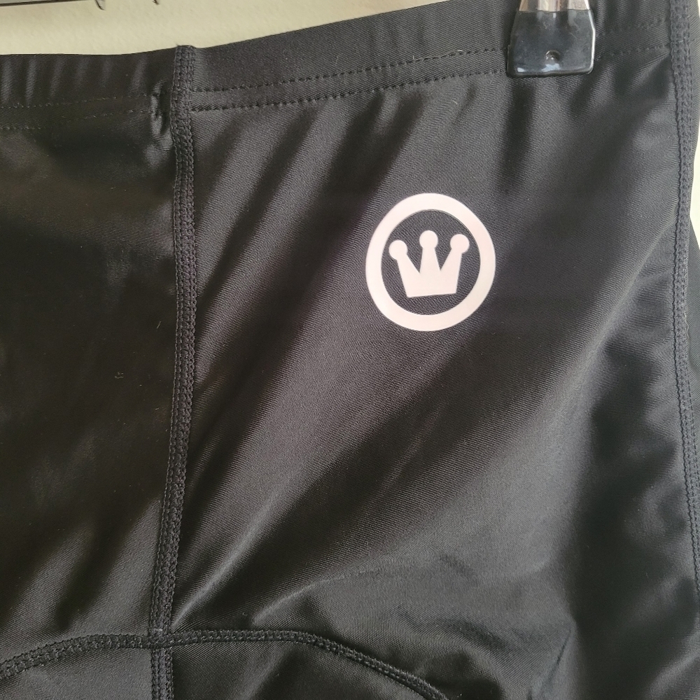 Canadian Padded Bike Shorts Stretchy Black M Medium - Picture 9 of 10
